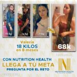 “Imagen de Valeria Chavez mostrando su transformación después de perder peso con los suplementos Less Less y Nutrition Health”.